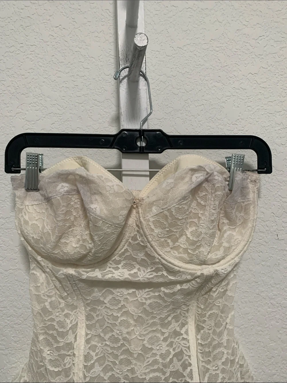 Vintage Goddess Strapless Lace Bustier Corset